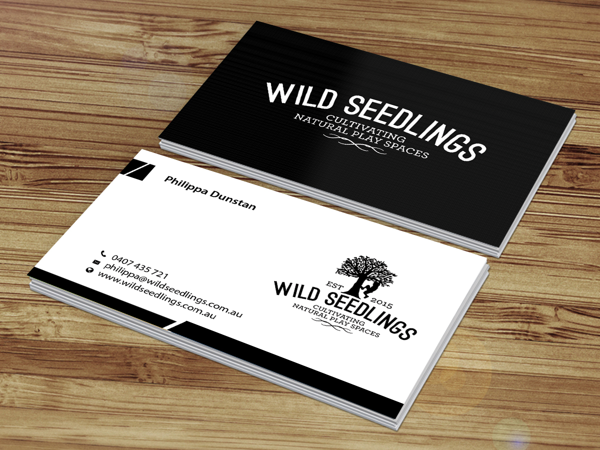 Business Card Design by Creations Box 2015 for Wild Seedlings | Design #10560508
