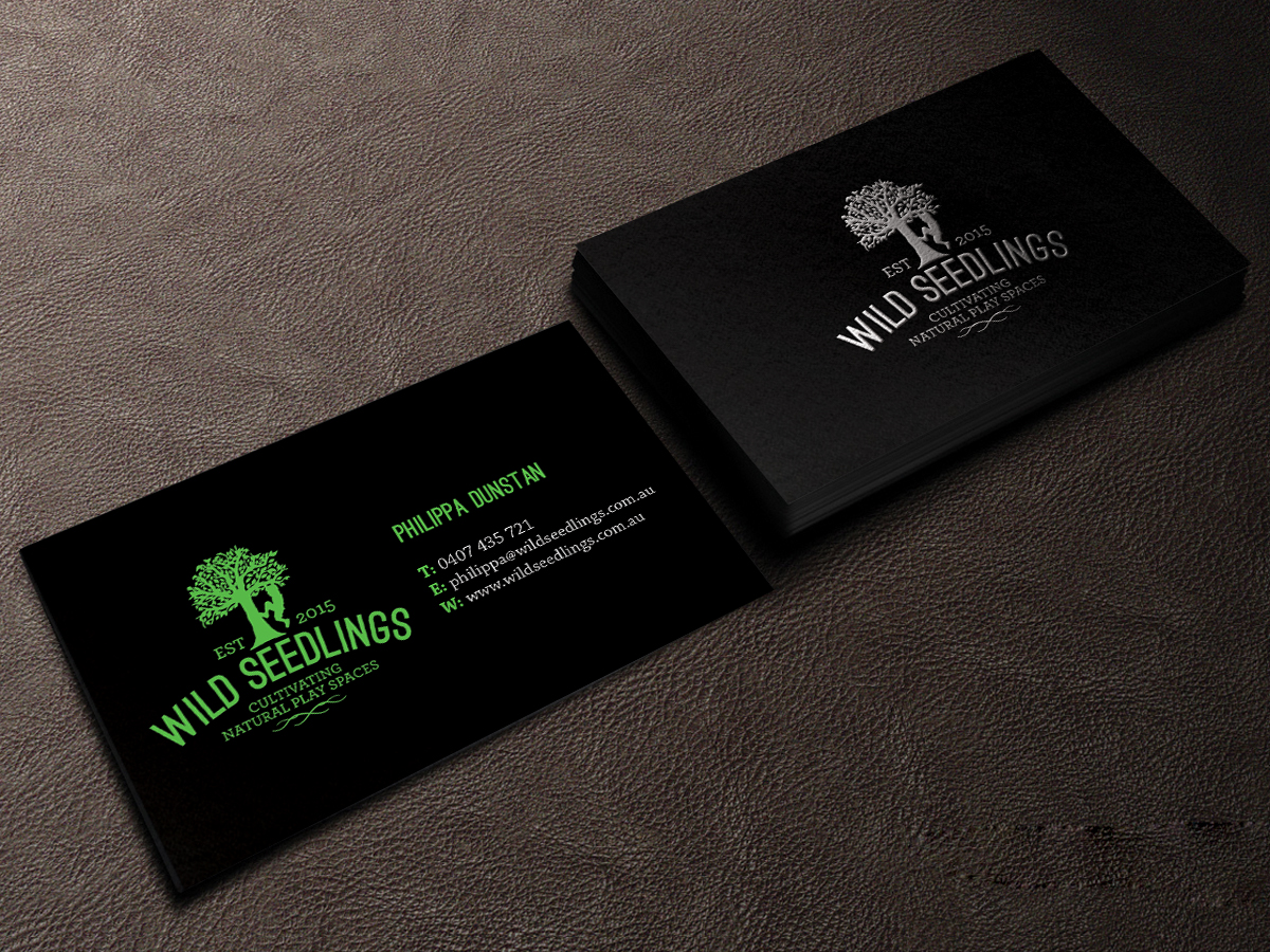 Business Card Design by Creations Box 2015 for Wild Seedlings | Design #10598982