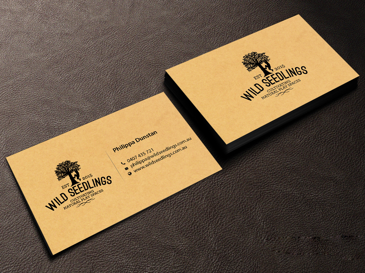 Diseño de Tarjeta de Presentación por Creations Box 2015 para Wild Seedlings | Diseño #10642908