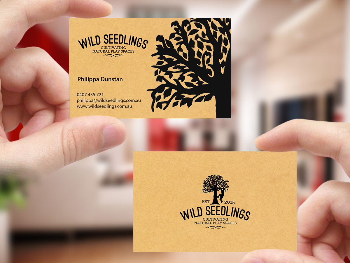 Business Card Design by Creations Box 2015 for Wild Seedlings | Design #10642915
