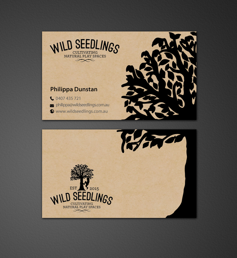 Diseño de Tarjeta de Presentación por chandrayaan.creative para Wild Seedlings | Diseño #10558641