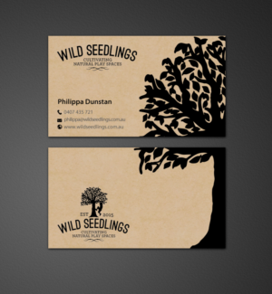 Business Card Design by chandrayaan.creative for Wild Seedlings | Design: #10558641