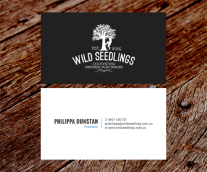 Business Card Design by SS_Designs for Wild Seedlings | Design: #10686152