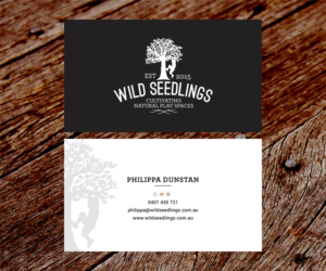 Business Card Design by SS_Designs for Wild Seedlings | Design: #10686155