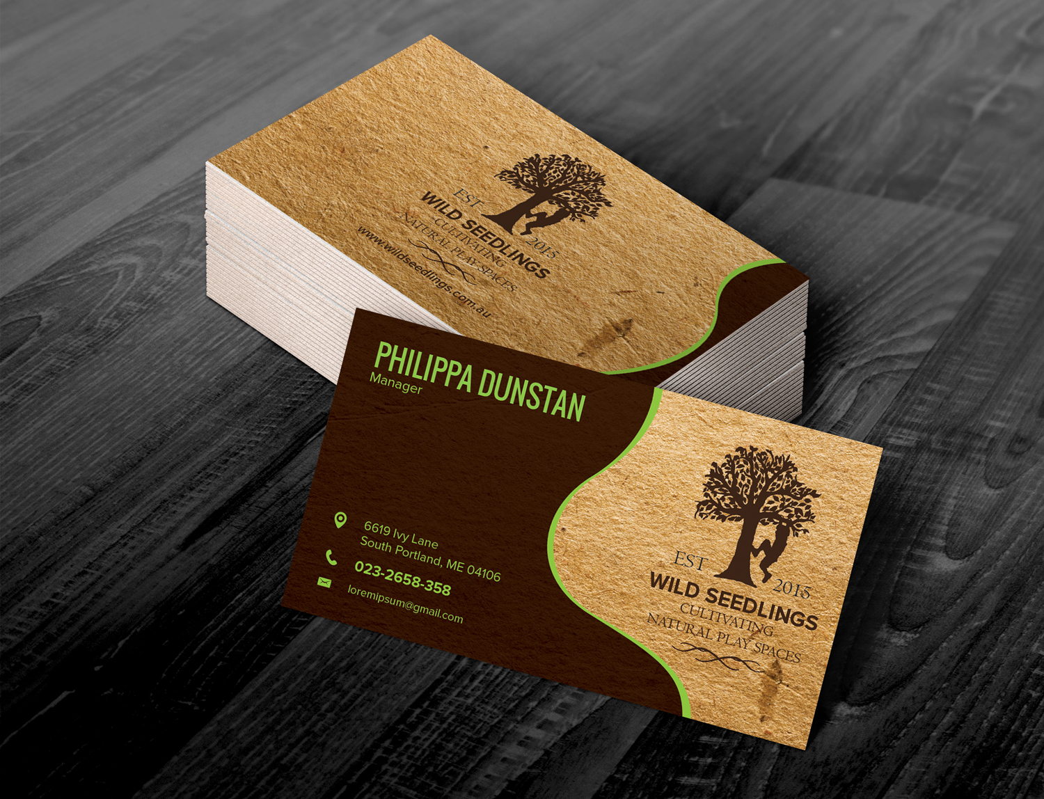 Business Card Design by Web n Graphic Group for Wild Seedlings | Design #10573867