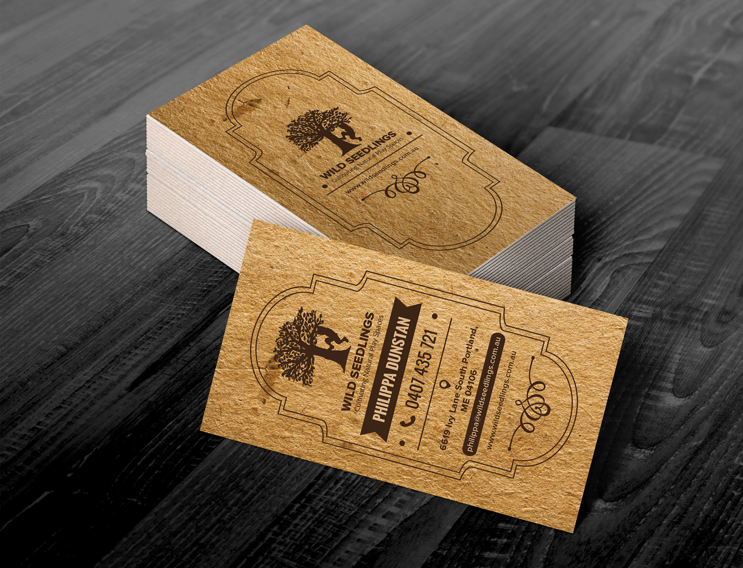 Business Card Design by Web n Graphic Group for Wild Seedlings | Design #10573891