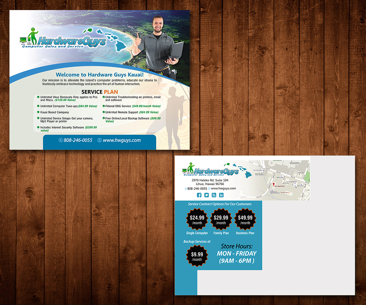 Postcard Design by Designers Hub for Hardware Guys Inc | Design #10546322