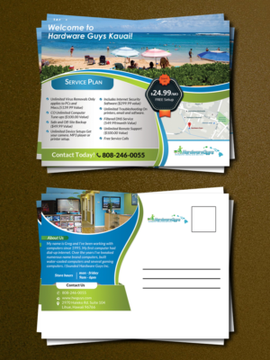 Diseño de Postal por creative.bugs para Hardware Guys Inc | Diseño: #10565522