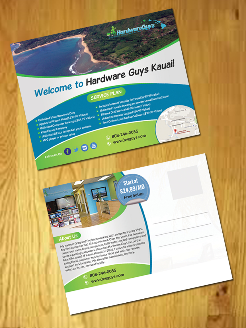 Postcard Design by innovative earth for Hardware Guys Inc | Design #10573871