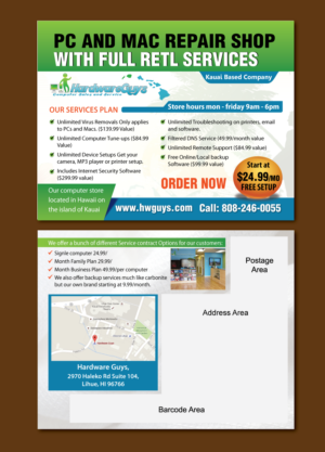 Diseño de Postal por meet007 para Hardware Guys Inc | Diseño: #10548160