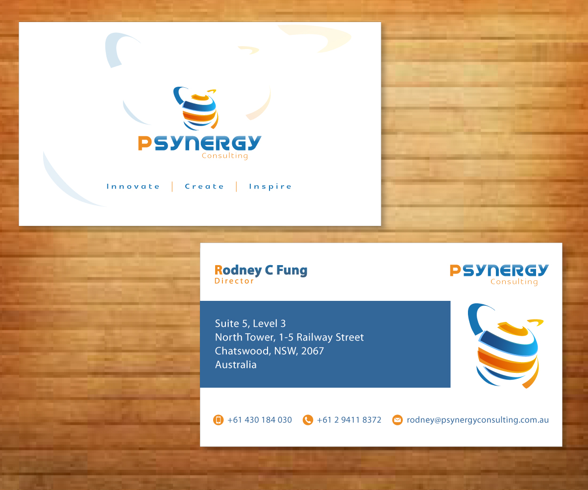 Diseño de Tarjeta de Presentación por Fadzli Razali para Psynergy Consulting Group | Diseño #2275155