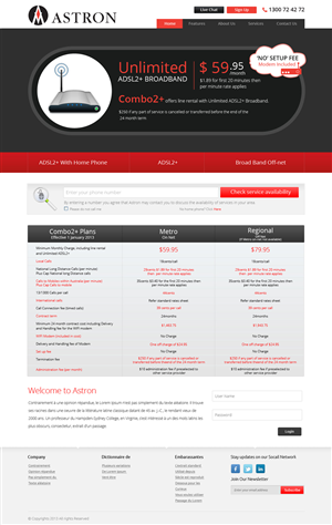 Web Design par OM pour Desire2Create | Design : #2229035