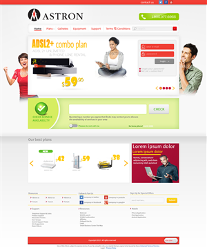 Web Design by J.B designer for Desire2Create | Design: #2235169