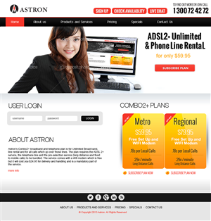 Web Design par jeckx2 pour Desire2Create | Design : #2235111