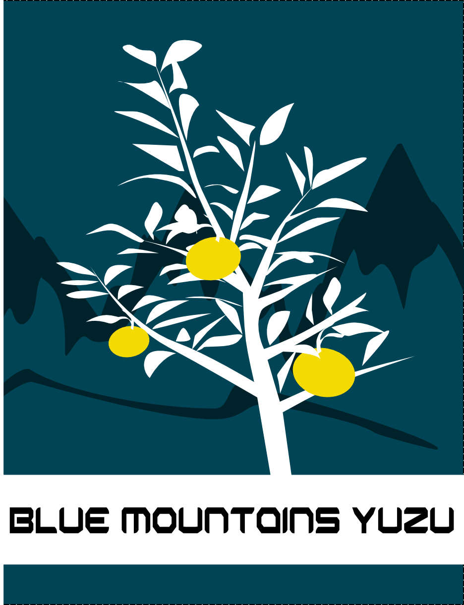 Diseño de Logo por FranceDC para Blue Mountains Yuzu | Diseño #10573986