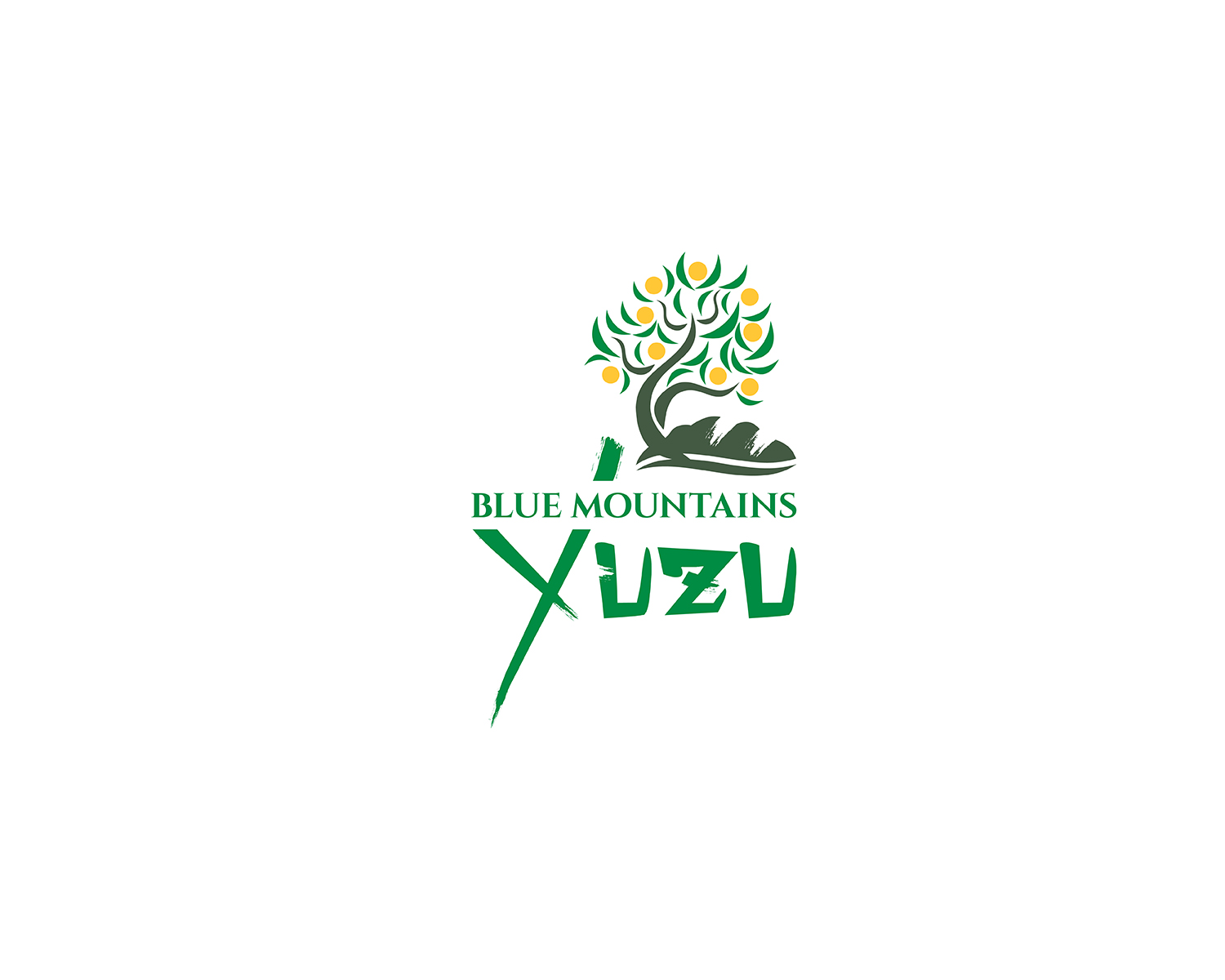 Logo Design by RoundYellow for Blue Mountains Yuzu | Design #10572838