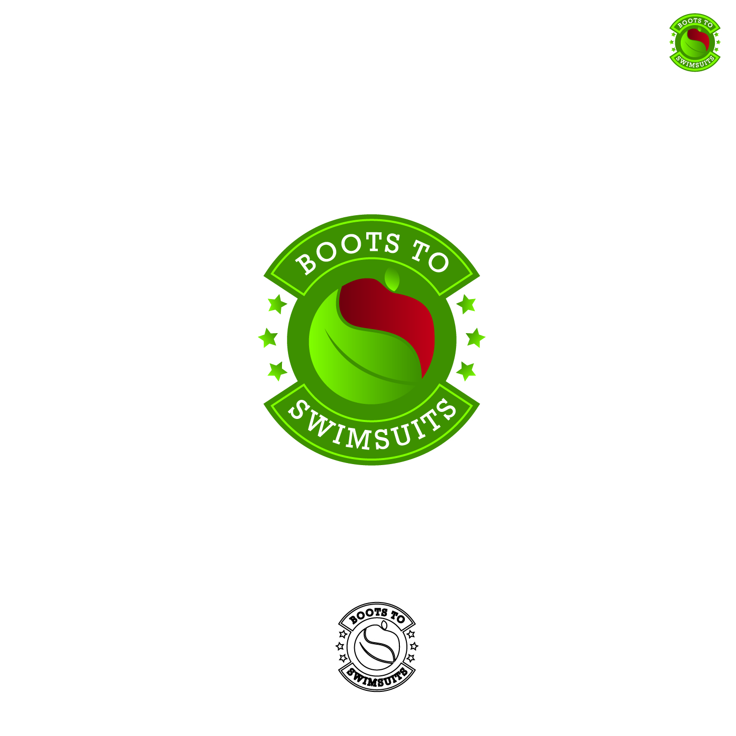 Logo Design by abc. for Boots to Swimsuits | Design #10555274