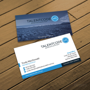Visitenkarten-Design von Dezero für TalentCode HR | Design: #10575006