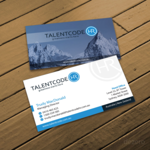 Visitenkarten-Design von Dezero für TalentCode HR | Design: #10575320