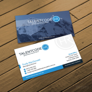 Visitenkarten-Design von Dezero für TalentCode HR | Design: #10575321