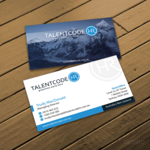 Visitenkarten-Design von Dezero für TalentCode HR | Design: #10575322