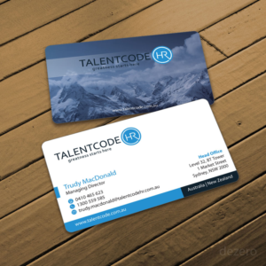 Visitenkarten-Design von Dezero für TalentCode HR | Design: #10635103