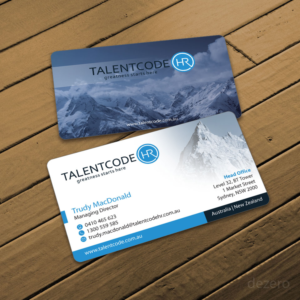 Visitenkarten-Design von Dezero für TalentCode HR | Design: #10635104