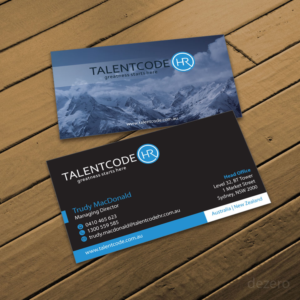 Visitenkarten-Design von Dezero für TalentCode HR | Design: #10668704