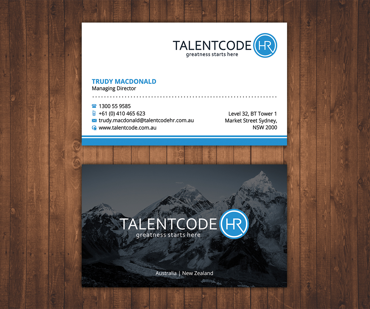 Design de Carte de Visite par Stylez Designz pour TalentCode HR | Design #10702556