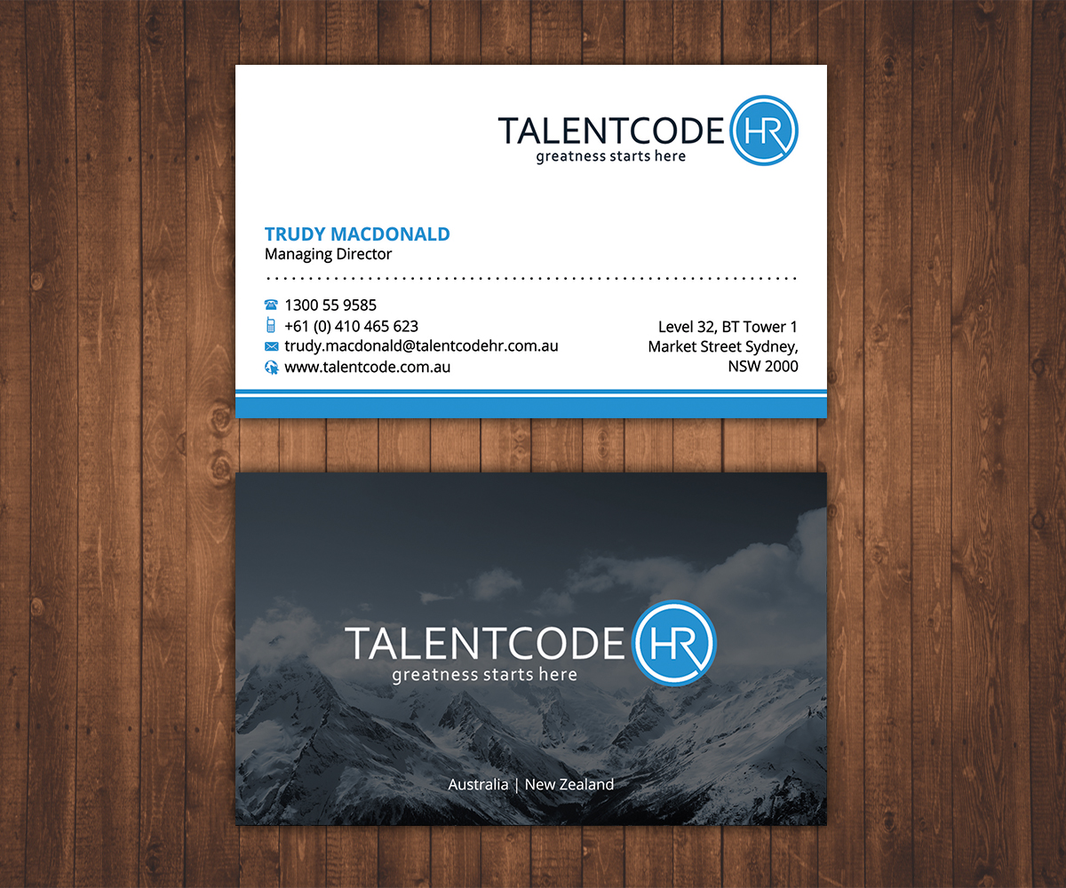 Design de Carte de Visite par Stylez Designz pour TalentCode HR | Design #10702560