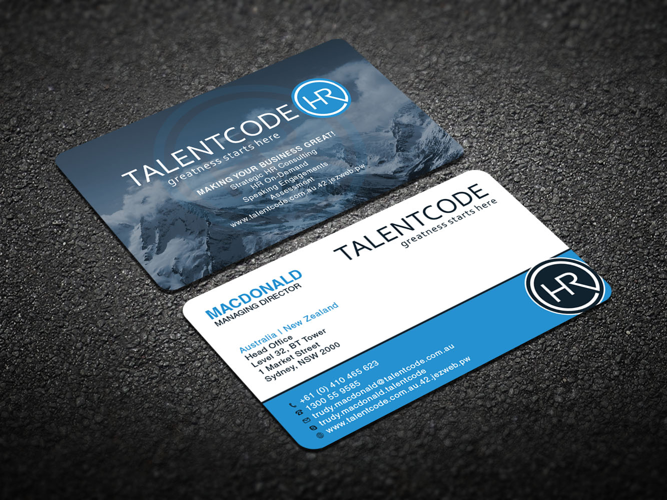 Design de Carte de Visite par Verified artistry pour TalentCode HR | Design #10655952