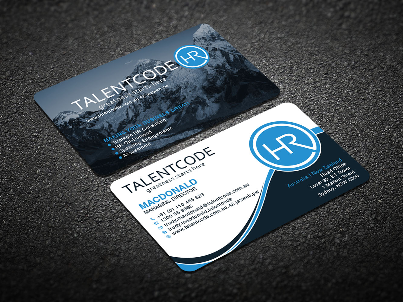 Design de Carte de Visite par Verified artistry pour TalentCode HR | Design #10655953