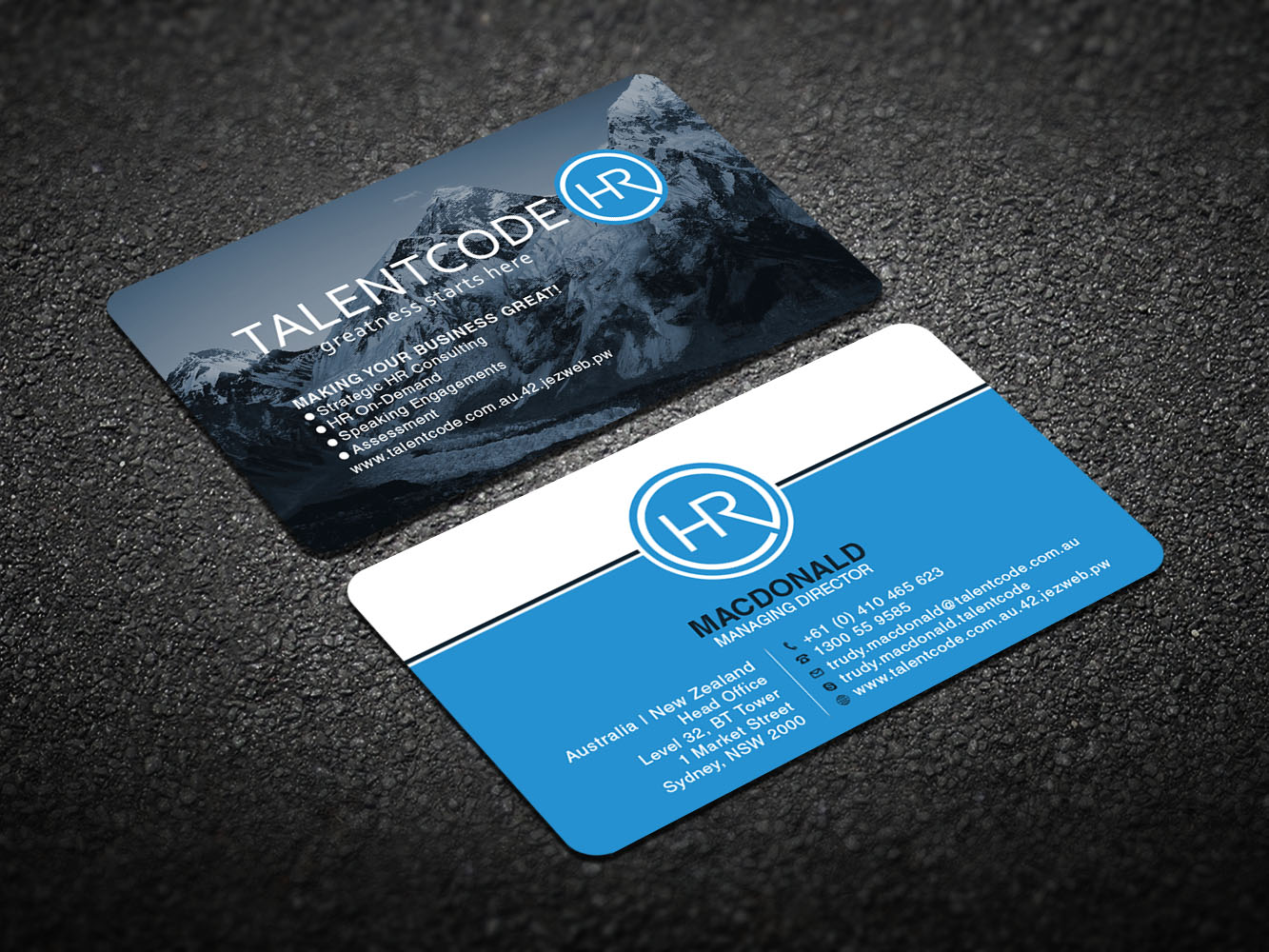 Design de Carte de Visite par Verified artistry pour TalentCode HR | Design #10655962
