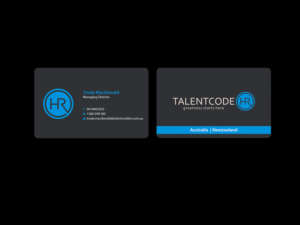 Visitenkarten-Design von Creations Box 2015 für TalentCode HR | Design: #10560420