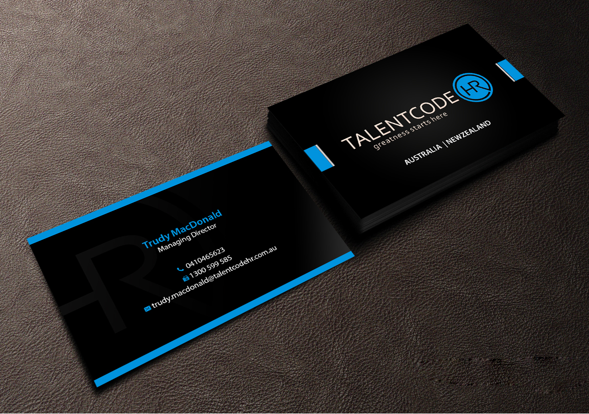 Design de Carte de Visite par Creations Box 2015 pour TalentCode HR | Design #10560423