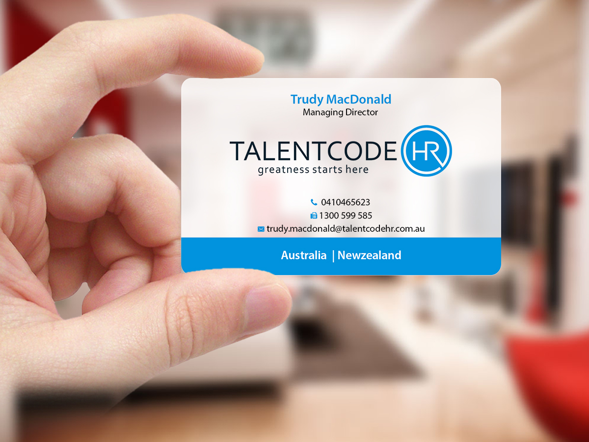Design de Carte de Visite par Creations Box 2015 pour TalentCode HR | Design #10560424