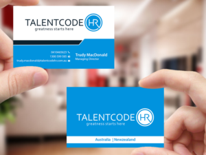 Diseño de Tarjeta de Presentación por Creations Box 2015 para TalentCode HR | Diseño: #10560431