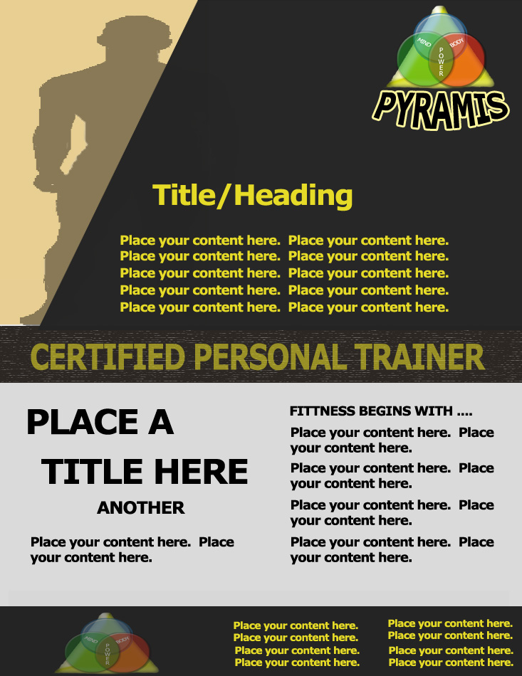 Stationery Design by Signature Designs for Pyramis Personal Training | Design #2284998
