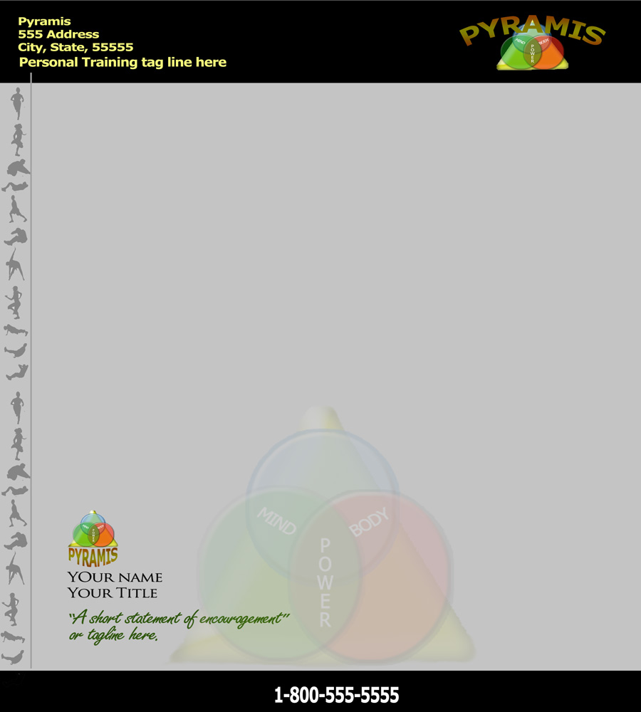 Design de Papeterie par Signature Designs pour Pyramis Personal Training | Design #2285015