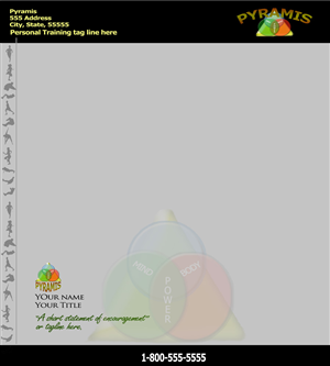 Stationery Design by Signature Designs for Pyramis Personal Training | Design: #2285015