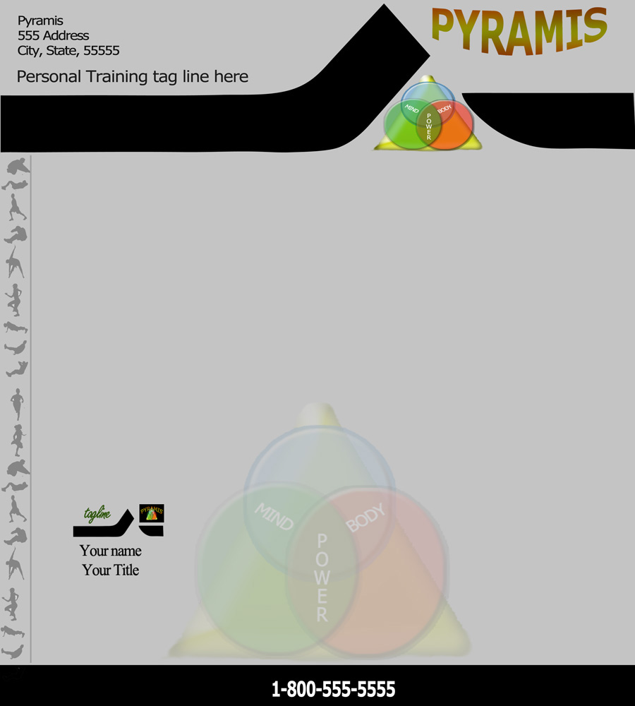Diseño de Papelería por Signature Designs para Pyramis Personal Training | Diseño #2285079