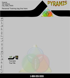 Stationery Design by Signature Designs for Pyramis Personal Training | Design: #2285079
