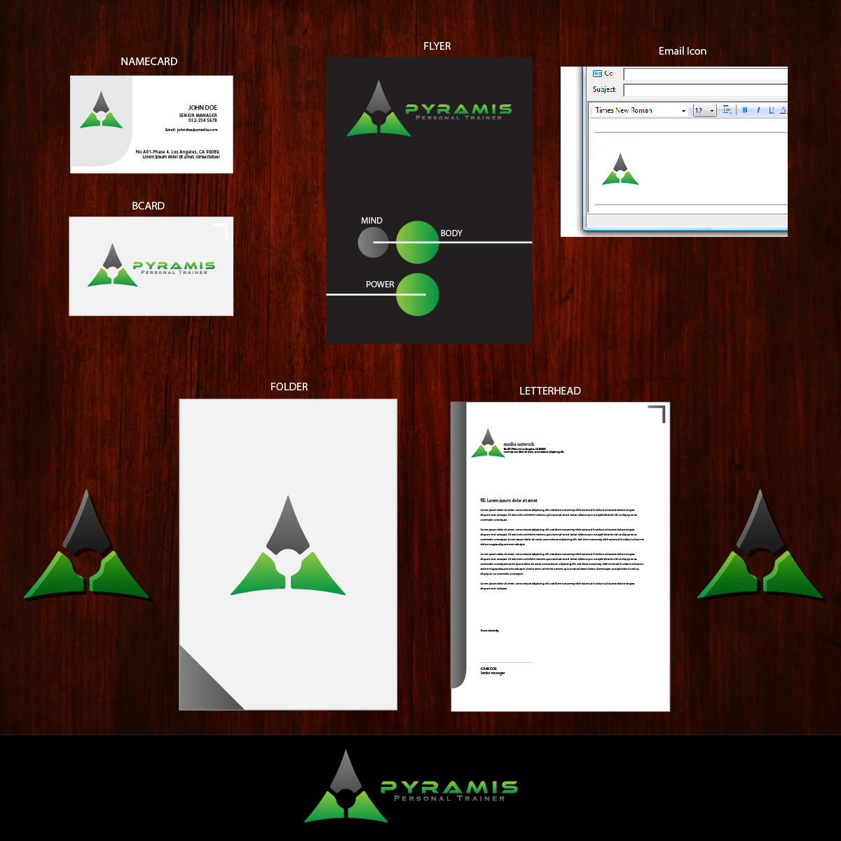 Diseño de Papelería por Devotionsdesign para Pyramis Personal Training | Diseño #2290271