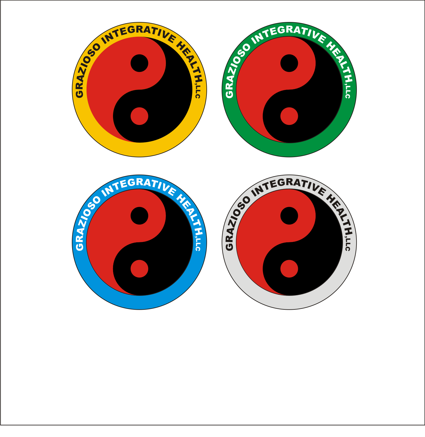 Logo Design by wongbodho for Grazioso Integrative Health, LLC | Design #10570219