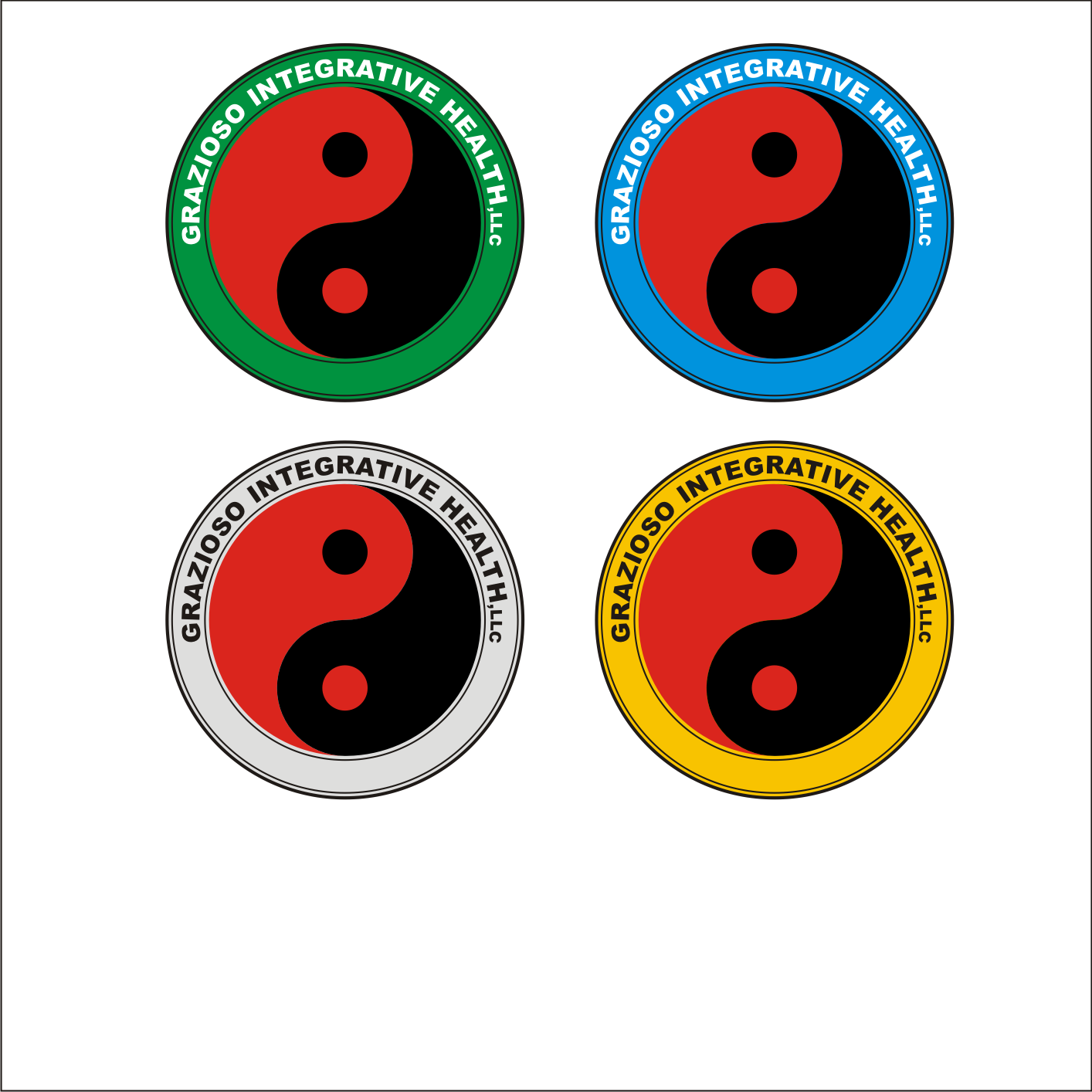 Logo Design by wongbodho for Grazioso Integrative Health, LLC | Design #10571028
