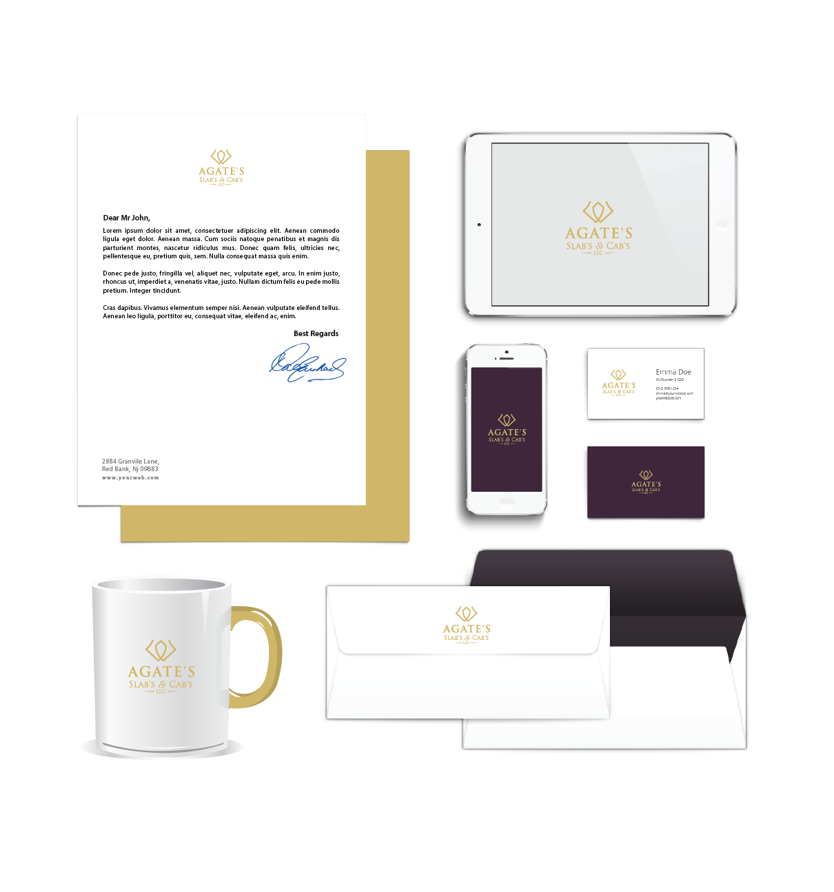 Logo-Design von R_Designs für Agate's Slab's and Cab's llc. | Design #10651470