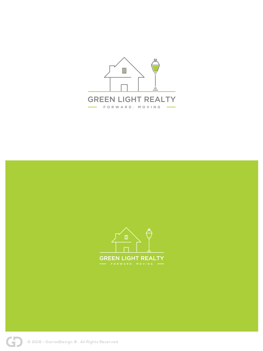 Logo Design by garrad for Green Light Realty | Design #10553734