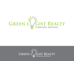 Logo Design by alvflamehaze for Green Light Realty | Design: #10555352