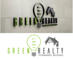 Green light Realty Forward. Moving.  | Logo Design by Nexsus