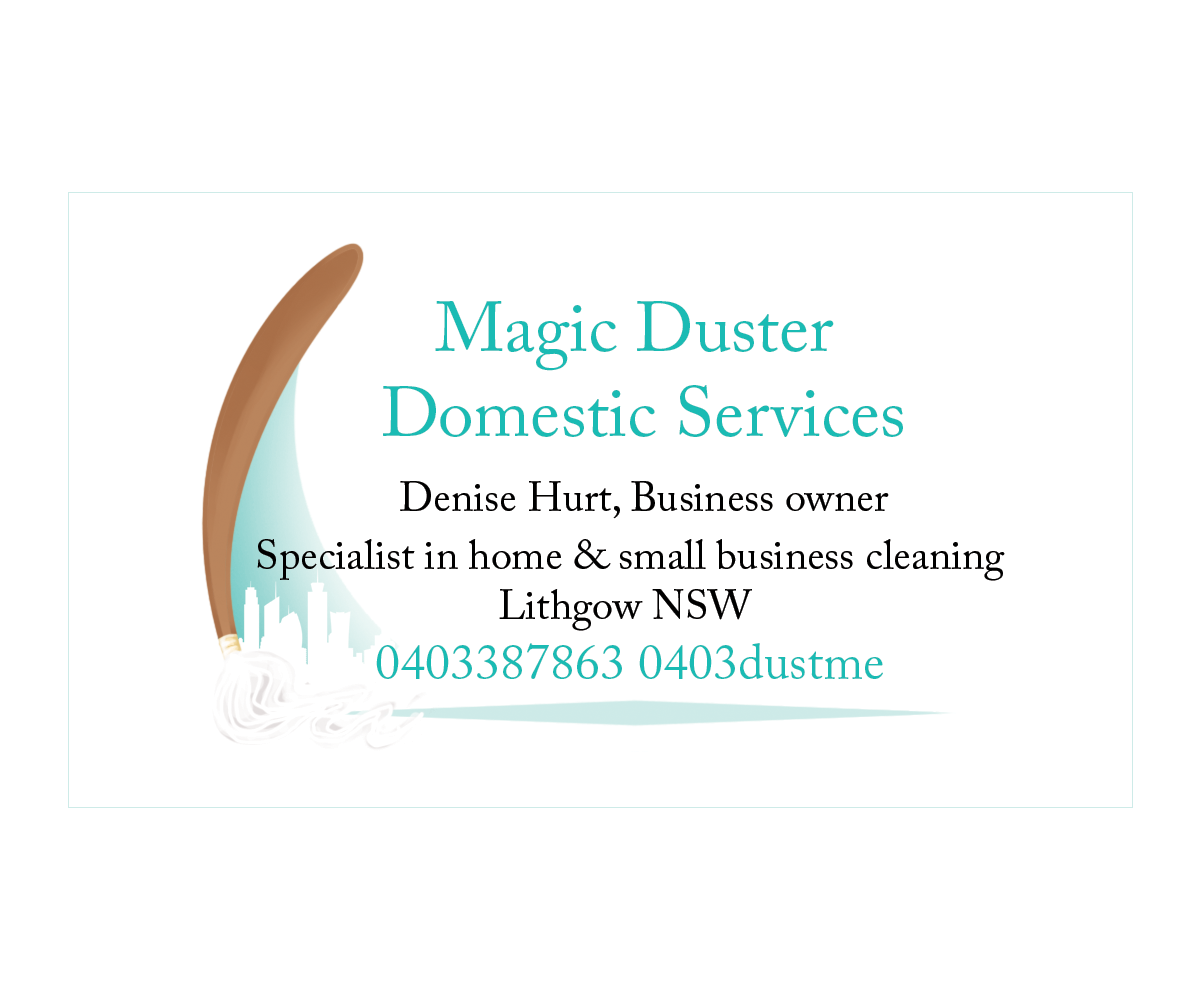 Business Card Design by mromano for Magic Duster Domestic Services | Design #2240883